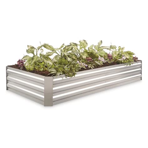 sealed metal planter box|planter box with galvanized metal.